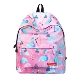 Sac à dos Flamant rose - Violet - Sac à dos scolaire Sac à dos