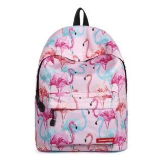 Sac à dos Flamant rose - Bleu - Sac à dos scolaire Sac à dos fille