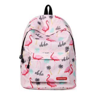 Sac à dos Flamant rose - Rouge - Sac à dos scolaire Sac à dos fille