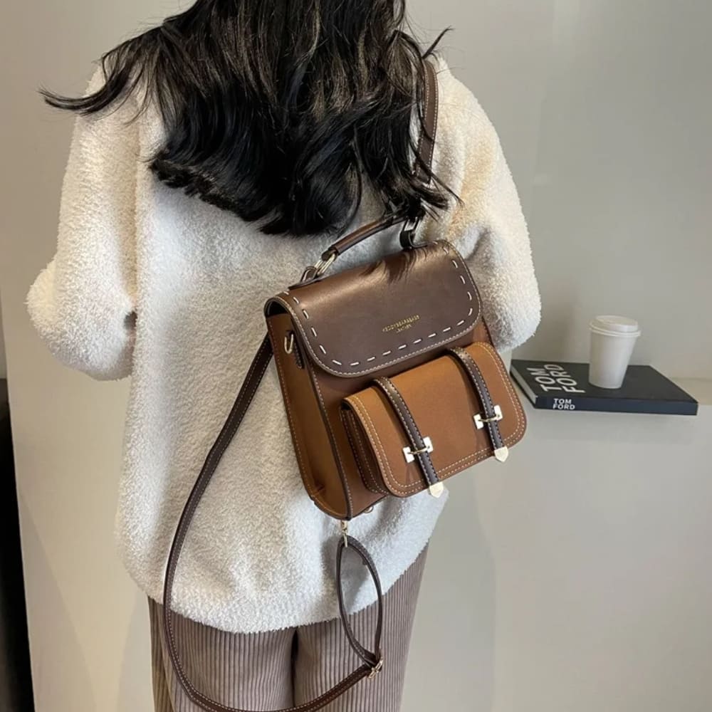 Small Vintage Backpack - Image 5