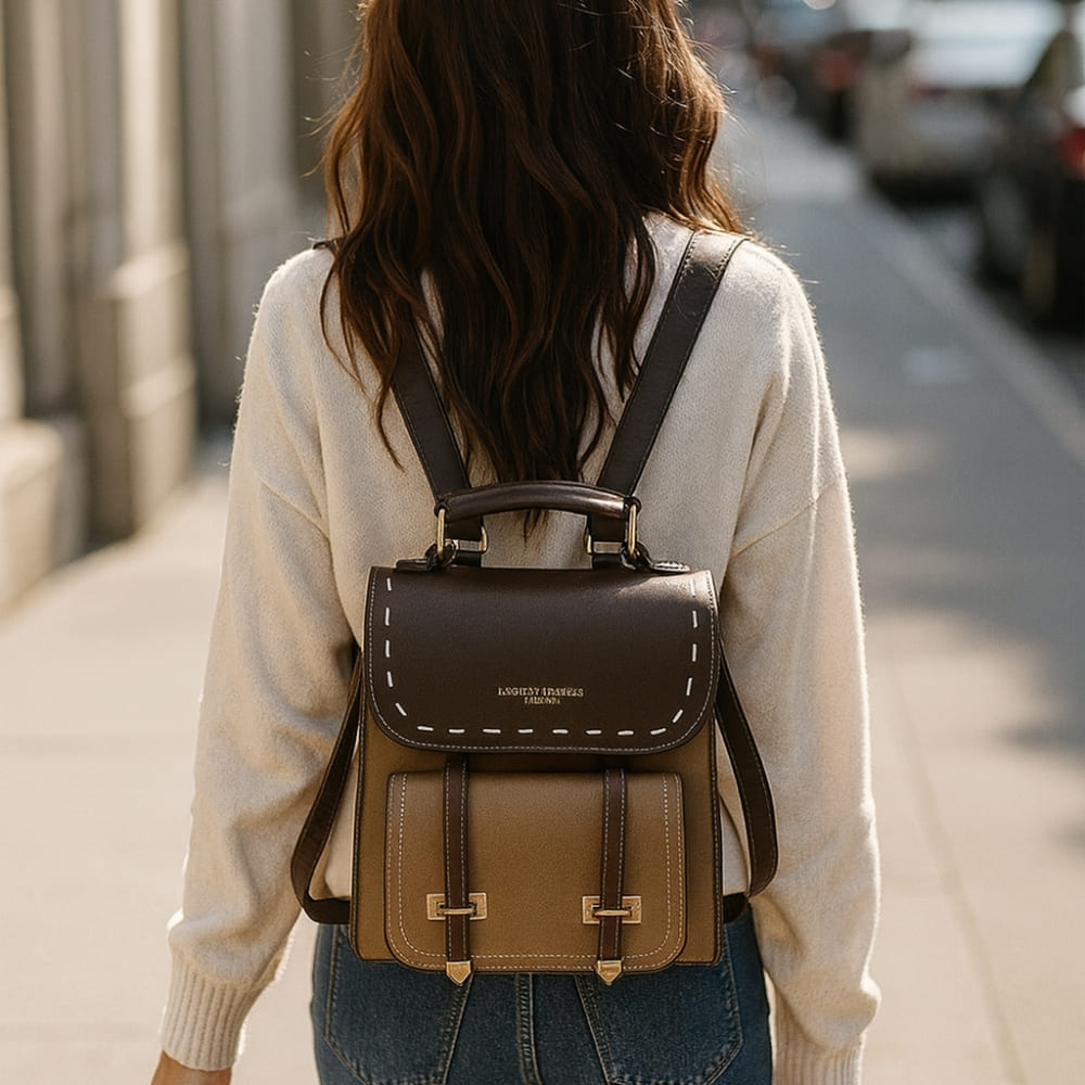 Small Vintage Backpack - Image 2