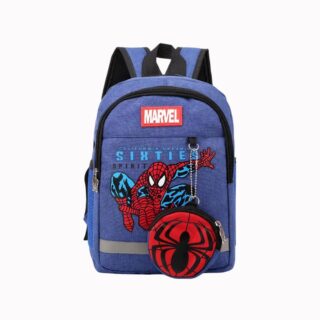 Spiderman Denim Backpack - blue - School Backpack Backpack