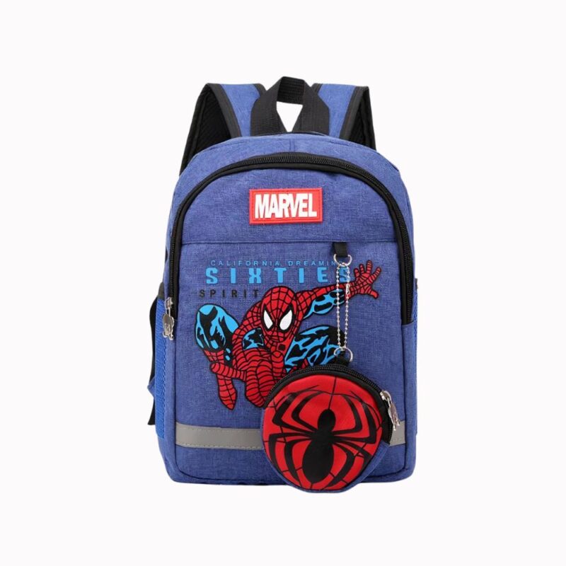 Spiderman Denim Backpack - Blue - School Backpack Backpack