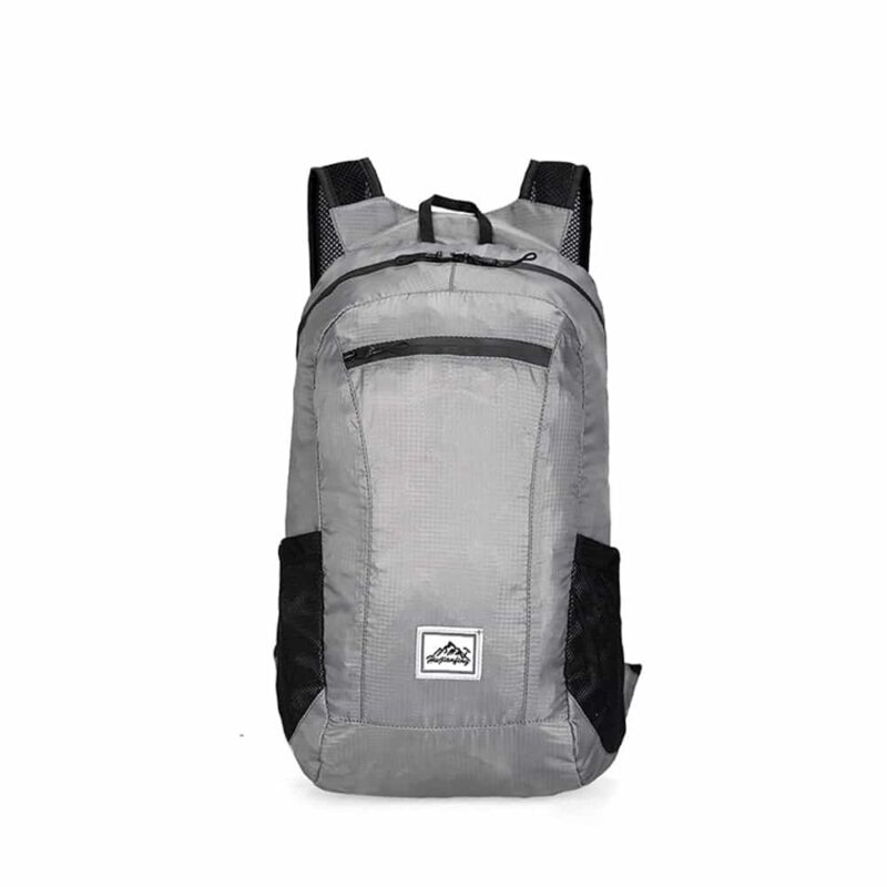 Foldable Backpack - Grey - Backpack Bag