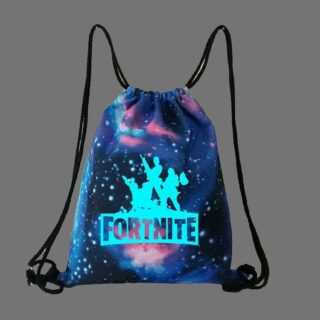 Sac à dos de sport Fortnite phosphorescent avec un fond gris