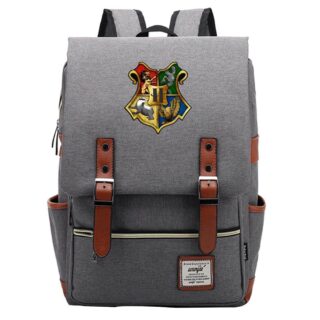 Sac à dos Harry Potter style College gris - Sac à dos scolaire Sac à dos