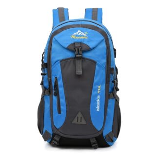 Hiking Backpack with USB Port - Blue - Backpack Hiking Backpack