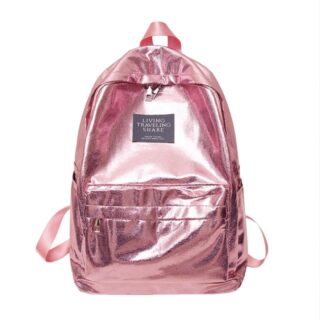 Sac à dos cartable holographique - Rose - Sac à dos scolaire Sac à dos pour enfants