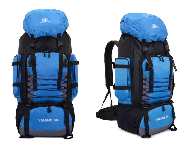 Large Hiking Backpack - Blue - Backpack Hiking Backpack