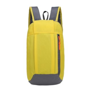 Sac à dos femme ultra-léger jaune, gris