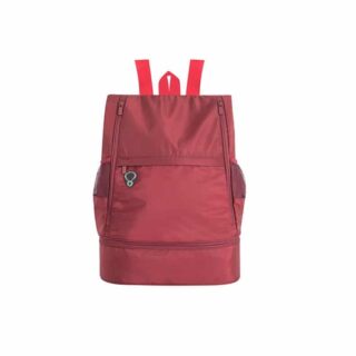 Women's Yoga Backpack - Red - Gym Bag