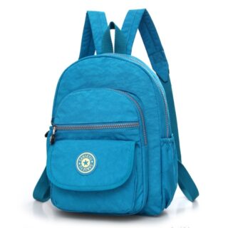 Small Nylon Backpack - Blue - Travel Backpack Backpack