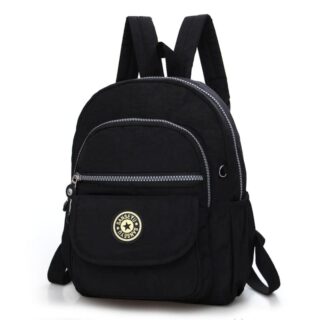 Small Nylon Backpack - Black - Backpack Handbag