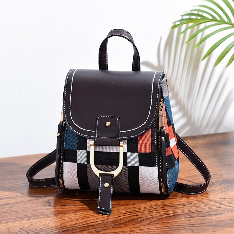 Sac À Dos Vintage Multicolore - Multicolore - Sac À Main Sac Bandoulière
