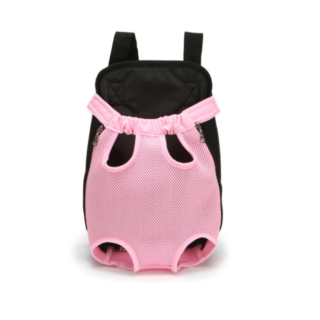 Adjustable kangaroo backpack for dogs - Pink, XL - Dog Cat