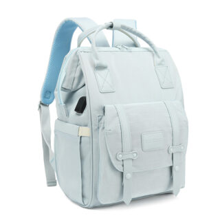 Baby backpack with USB charging port - Blue - Backpack Bag