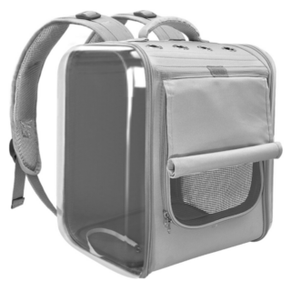Breathable Cat Backpack - Grey - Cat