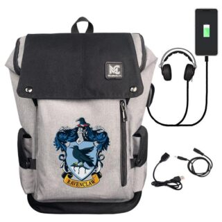 Harry Potter 4 Houses Backpack - Blue - Backpack Bag