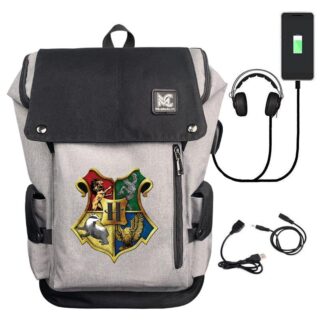 Harry Potter 4 Houses Backpack - Black - Backpack Bag