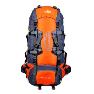 Large Hiking Backpack (80L) - Orange - Hiking Backpack Camping