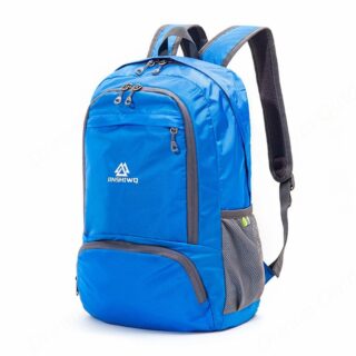 Foldable Nylon Backpack: waterproof and lightweight - Blue - Hiking Backpack Backpack