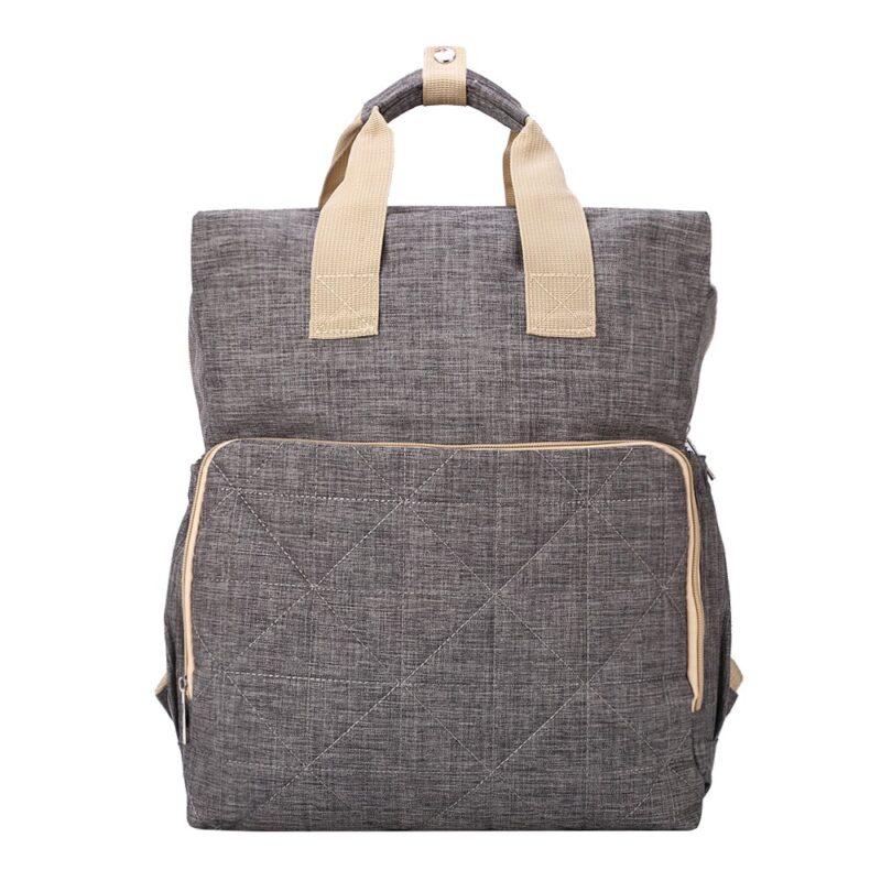 Nylon Baby Diaper Bag - Brown - Luggage Changing Bag