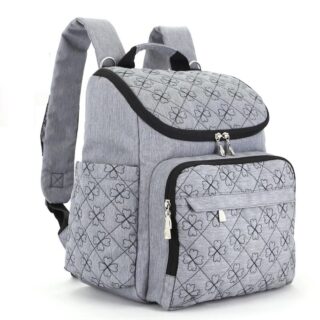 Baby Stroller Backpack - Grey - Diaper Bag