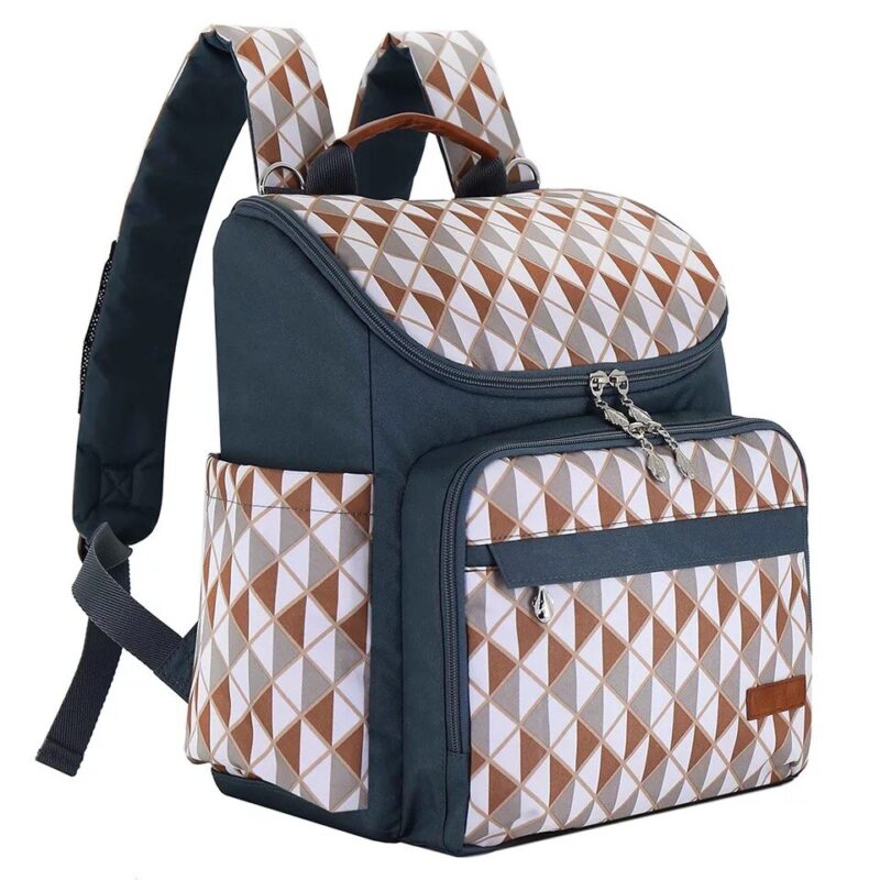 Baby Stroller Backpack - Brown - Diaper Bag