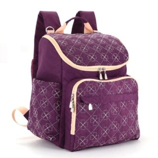 Baby Stroller Backpack - Purple - Diaper Bag