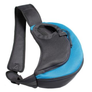 Single Strap Backpack for Dogs - L, Light Blue - Dog Cat
