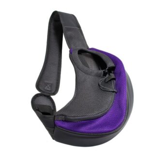 Single Strap Dog Backpack - L, Purple - Dog Cat