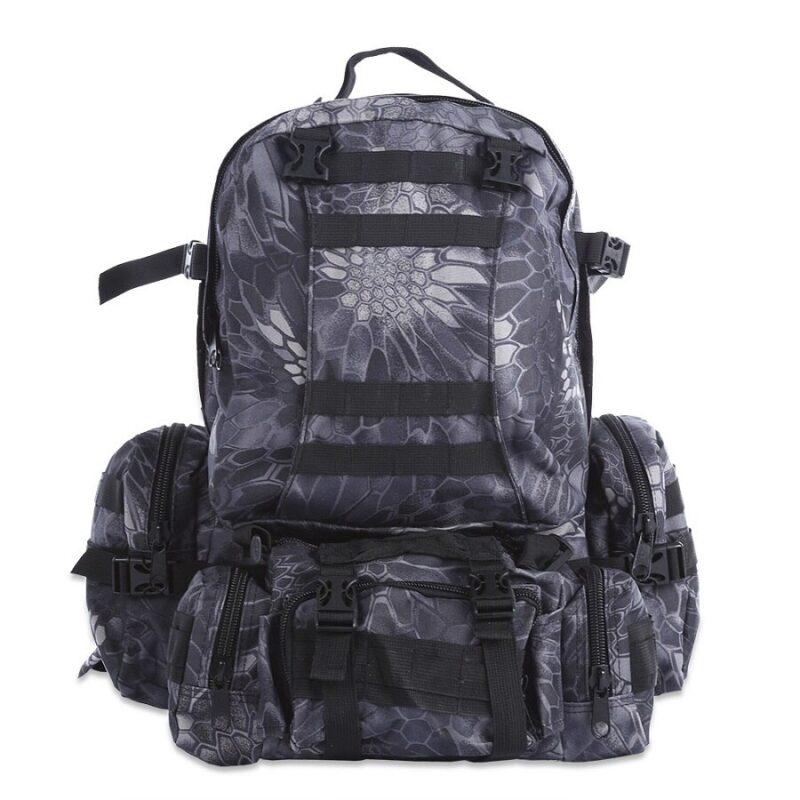 Tactical Travel Backpack - Military Black - Backpack Bag