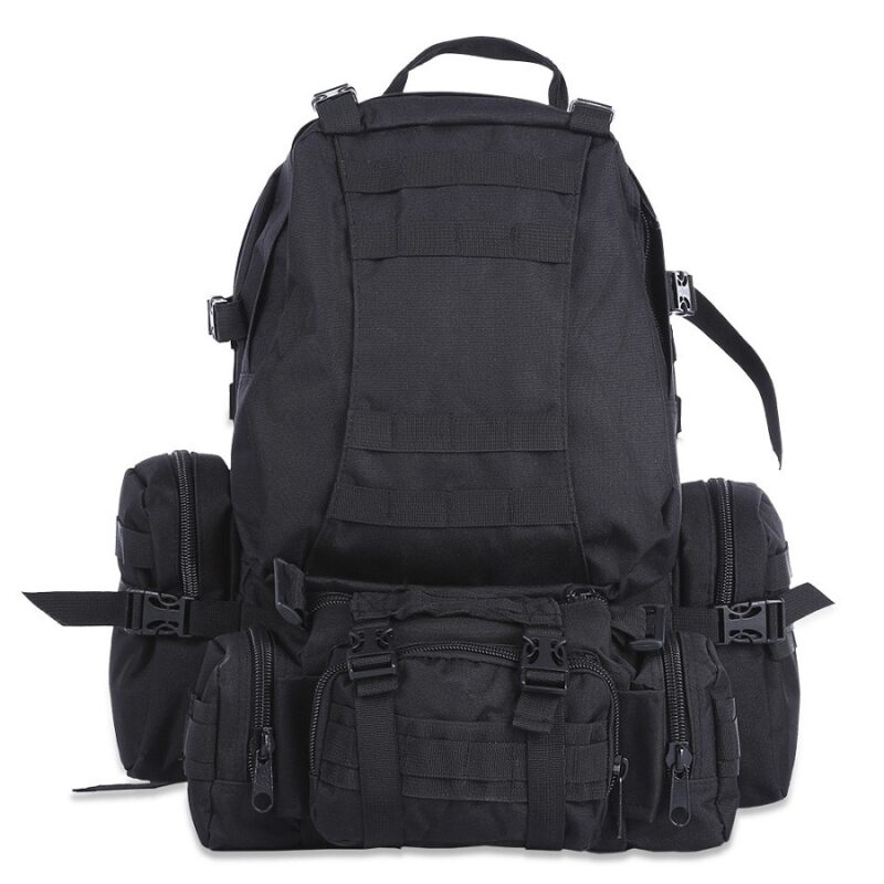 Tactical Travel Backpack - Black - Tactical Military Backpack