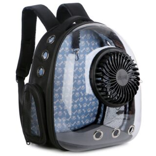 Transparent Dog Carrier Backpack - Blue - Cat Backpack