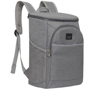 Sac à dos isotherme 18L au design épuré - Gris - Sac à dos Boîte à déjeuner