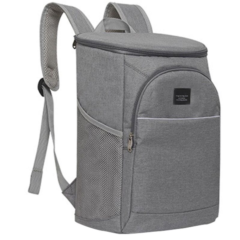 Sac À Dos Isotherme 18L Au Design Épuré - Gris - Sac À Dos Boîte À Déjeuner