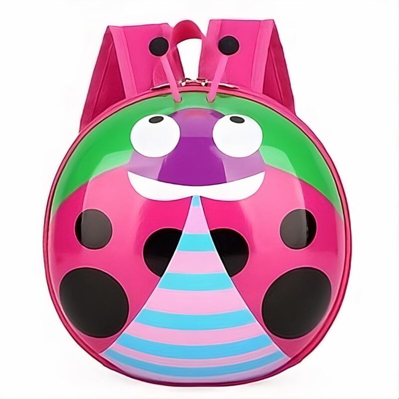 Multi-Coloured Ladybug Backpack