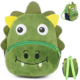 Baby Animal Backpack - Green - School Backpack Bag