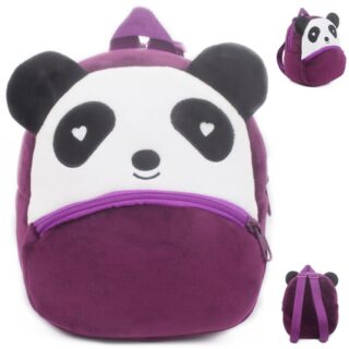 Baby Animal Backpack - Purple - Plush Animal Handbag