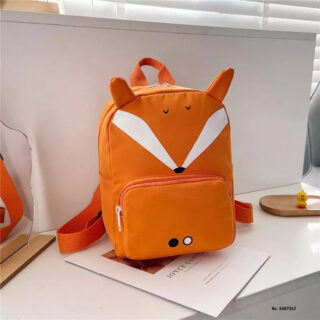 Animal shaped backpack for children - Orange - Textile Handbag