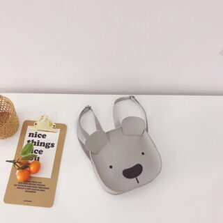 Children's Bear Backpack - Grey - Backpack School Backpack