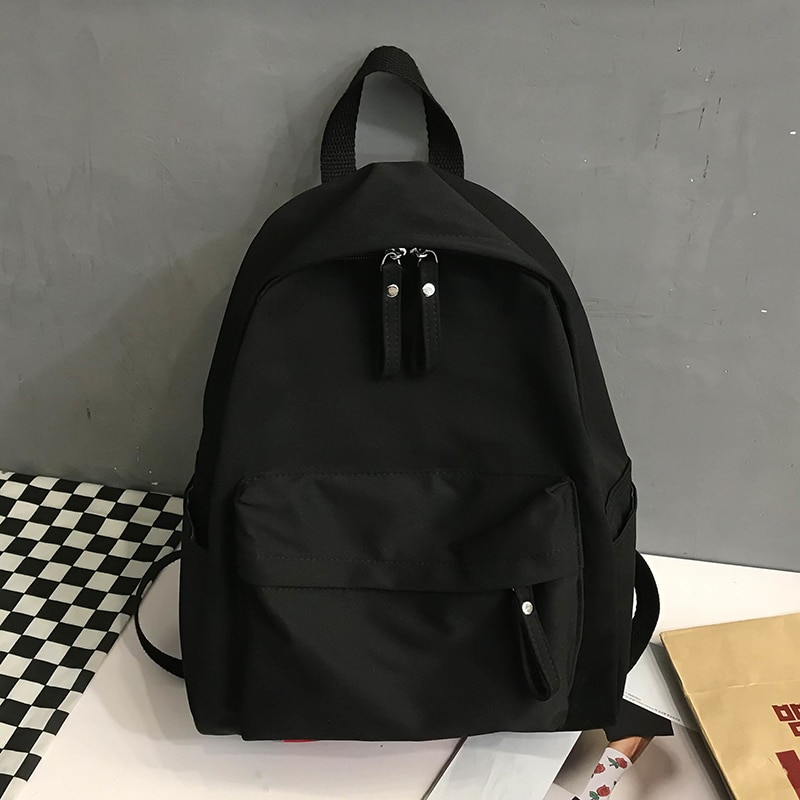 Canvas Anti-Theft Backpack - Black - Backpack Anti-Theft Backpack