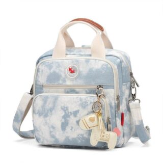 Mummy's Canvas Diaper Bag - Blue - Diaper Handbag