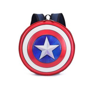 Captain America Mini Backpack for Kids - Blue - Captain America The Shield