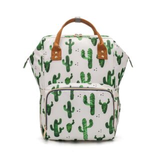 Retro Style Diaper Bag - Green - Diaper Bag