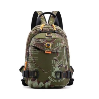 Stylish and compact backpack for men - Military green - Shoulder bag Bag