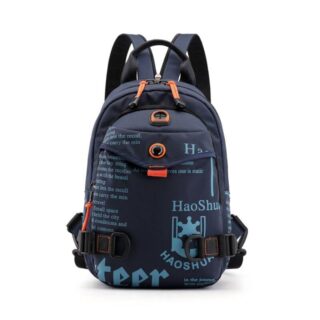 Compact and stylish backpack for men - Blue - Backpack