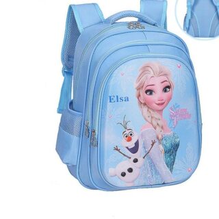 Sac d'école Disney Elsa pour filles - Bleu, S - Gelé Elsa