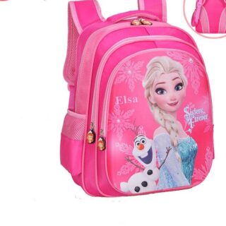 Sac d'école Disney Elsa pour filles - Rose, S - Gelé Elsa