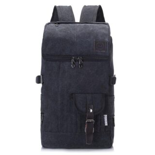 Sac à dos voyage élégant pour homme - Noir - Sac à dos Toile